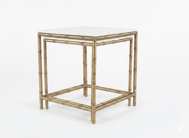 Bamboo Side Table S/2