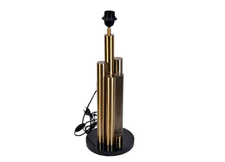 Table Lamp With Black Marble Base